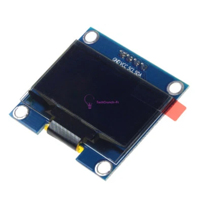 1.3" White OLED LCD Display Module IIC I2C Interface 128x64 3-5V For Arduino - Photo 1/4