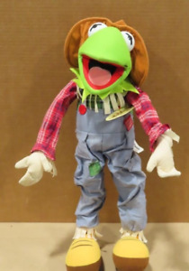 Wizard of Oz Nanco Kermit the Frog 24" Scarecrow Plush Doll Poseable Muppets Tag