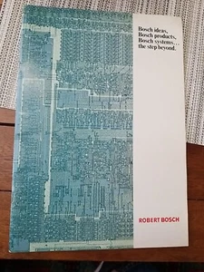 1977 Robert Bosch Corporation Booklet Advertising 51 Pages - Picture 1 of 12