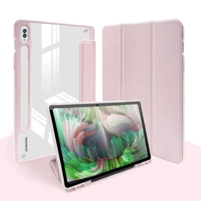 Funda inteligente con soporte para bolígrafo para Samsung Galaxy Tab A7 A8 S6 S7+ S8+ Ultra Foto 1 de 4