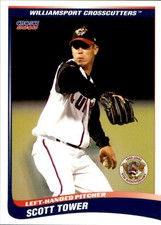 2003 Williamsport Crosscutters Choice #27 Scott Tower Lometa Texas Baseball Card