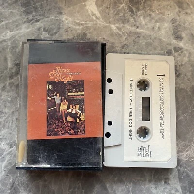 THREE DOG NIGHT IT AIN'T EASY Cassette Tape 1970 Rock Pop Rare Us Import Version - Image 1 of 3