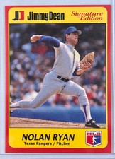 1991 JIMMY DEAN NOLAN RYAN TEXAS RANGERS #24 of #25 EX/NM