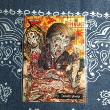2007 Topps Hollywood Zombies Trading Cards #35 Donald Stump.. Donald Trump 