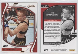 2022 Panini Chronicles UFC Absolute Bronze Rose Namajunas #123
