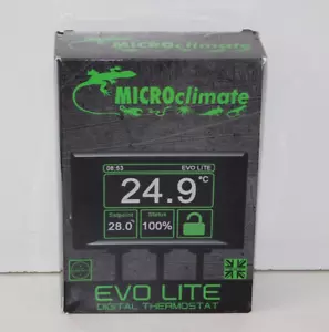 New MicroClimate EVO Lite Digital Thermostat Reptile Terrarium Temp Controller - Picture 1 of 3