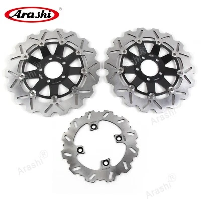 Front Rear Brake Discs for Kawasaki Ninja ZX12R ZX-12R 2004 2005 2006 - Image 1 of 4