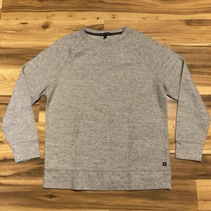 Banana Republic Pullover Herren Large Rundhals grau Waffelstrick Thermopullover - Bild 1 von 9