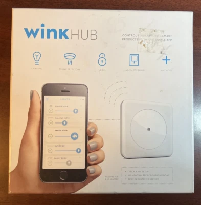 Wink Hub PWHUB-WHO1 Smart Home Control App Bluetooth WiFi! Precintado Foto 1 de 4