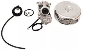 New Genuine Mikuni 42mm Smoothbore Carburetor Kit For Harley Davidson Evolution - Foto 1 di 1