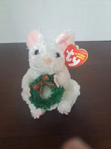 2006 Ty Beanie Baby Garlands The Mouse With Tags - Picture 1 of 9