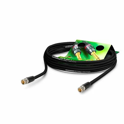 SOMMER CABLE Cable de verano 10m 6G BNC 3G SDI cable 4K UHD HD Neutrik rearTWIST conector - VTGR