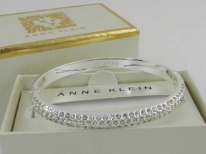 Anne Klein Crystal Pavé Bangle Bracelet - Picture 1 of 3