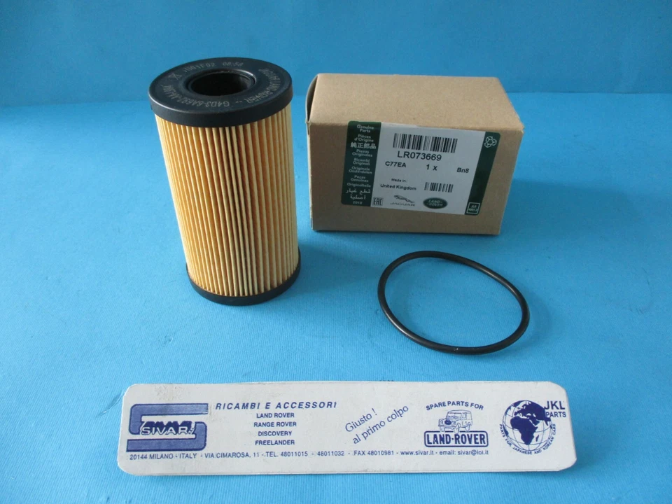 Filtro Olio Originale Land Rover Discovery 5 Sport Evoque Velar LR073669 Sivar - Imagen 1 de 1