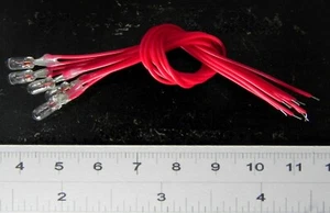 Ampoule - 3mm miniature - pack de 5 - couleur et voltage au choix - Picture 1 of 50