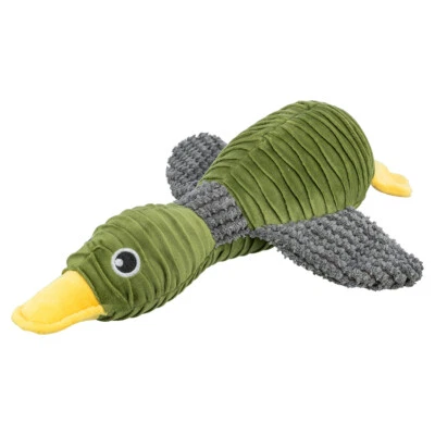 Trixie Hundespielzeug Ente Plüsch 40 cm mit Stimme, nachhaltig - Bild 1 von 4