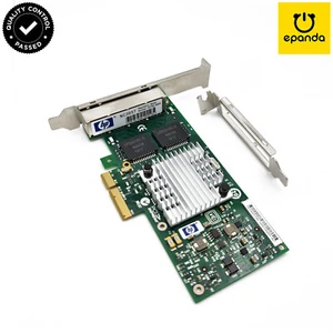 HP NC365T Intel i340-T4 82580/CPU-E69268(B) Quad PCIE NIC High&LowBracket 1Y-WTY - Picture 1 of 8
