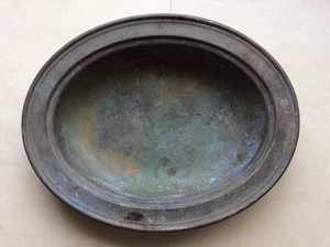 RARE Looks Old Wallingford co. Oval Tray/dish Silver Plated Serving Deep Plate - Picture 1 of 8