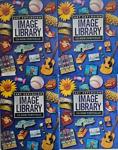 Nova - Art Explosion Image Library CD-ROM Portfolio 34 discs - Picture 1 of 2