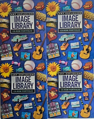 Nova - Art Explosion Image Library CD-ROM Portfolio 34 discs - Image 1 of 2