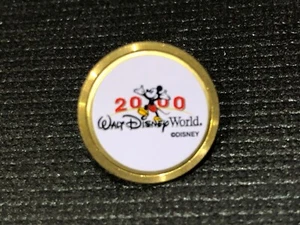 Disney 2000 Walt Disney World Kurs Ballmarker Metallknopf - Bild 1 von 2