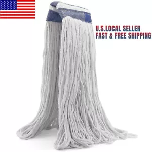 Heavy Duty Loop-End Cotton String Swinger Refills 6 in Mop Head Replacement 24oz - Picture 1 of 9