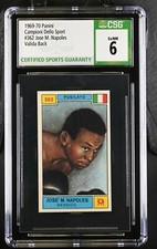 Panini, Campioni dello Sport 1969/70 - Jose M. Napoles #362  CSG 6  VALIDA BACK