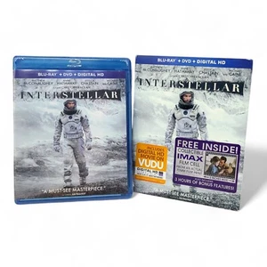 Interstellar w/ Slipcover Blu-ray DVD Digital HD IMAX 70mm Film Cell NEW SEALED - Imagen 1 de 6