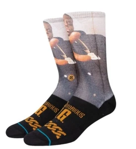 Stance The Notorious B.I.G. Crew Socks Biggie Hip Hop Legend Mens Large 9-13 NWT - Picture 1 of 5