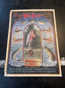 Weber Fly Fishing Tackle Catalog No. 12 1931 Rare Illustrated - Picture 1 of 14