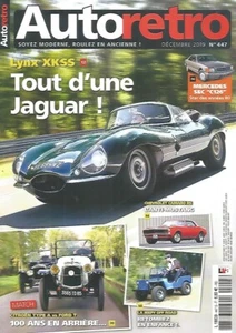 AUTO RETRO N°447 LYNX XKSS / MERCEDES SEC / CHEVROLET CAMARO RS / JEEPY OFF ROAD - Imagen 1 de 2