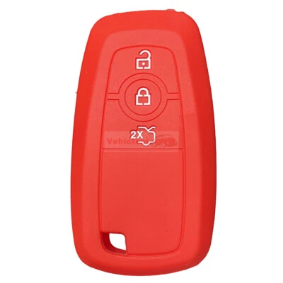 Fit Ford Next Gen Ranger 3 Button Remote Smart Key Fob Silicone Skin Case Cover - Image 1 of 4