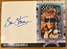 TERRAHAWKS: AUTOGRAPH CARD: BEN STEVENS AS STEW DAPPLES BS1 - BLUE INK