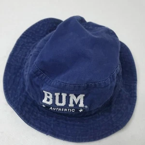 Vintage 90's BUM Equipment Bucket Hat L/XL Embroidered Logo Khaki Skater Grunge - Picture 1 of 5