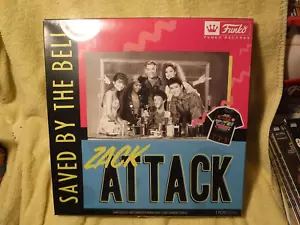 NUEVO SAVED BY THE BELL DÉCADA DE 1990 SITCOM FUNKO ZACK ATTACK LIVE WORLD TOUR LG. CAMISETA - Imagen 1 de 10