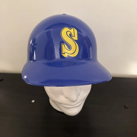 Vintage Seattle Mariners Plastic Batting Helmet Laich 1970's Style MLB Cover