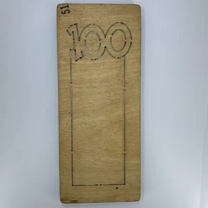 BOOKMARK 100 - AccuCut Die Cut 12" x 5" Shape Art School Classroom Craft B1740LC - Picture 1 of 5