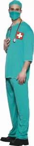 Doctor Surgeon Adult Standard Dr Costume Scrub ER Size Medium - Picture 1 of 2