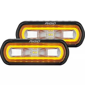 Rigid Industries 53123 SR-L Series Surface Mount LED Spreader Pair w/ Amber Halo - Bild 1 von 7