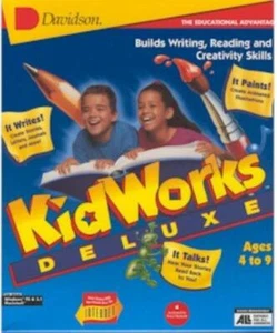 KidWorks Deluxe PC MAC CD learn writing reading language creativity story game! - Picture 1 of 1