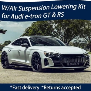 💥for 2020+ Audi RS e-tron GT Adjustable Air Ride Suspension Lowering Links Kit - Picture 1 of 4