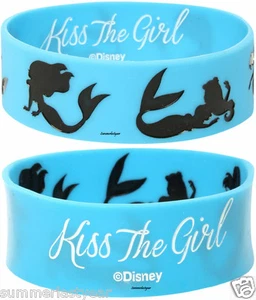 PULSERA SILUETA REVERSIBLE ARIEL, DISNEY LA SIRENITA ""BESA A LA NIÑA - Imagen 1 de 4