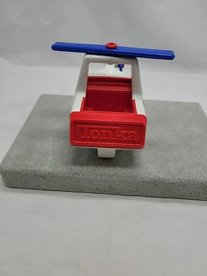 Helicóptero de policía Tonka My First 1988 de colección #309 juguete preescolar Foto 1 de 4