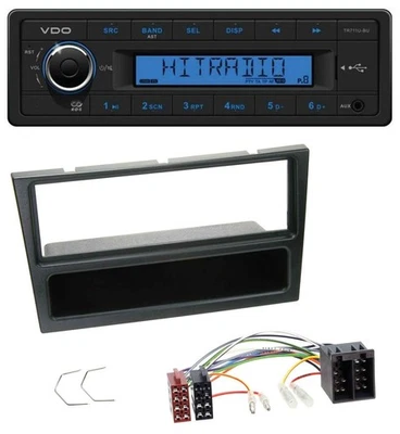 VDO AUX 1DIN MP3 USB Autoradio für Opel Agila Combo Vivaro Corsa C Omega 2001-20 - Bild 1 von 4
