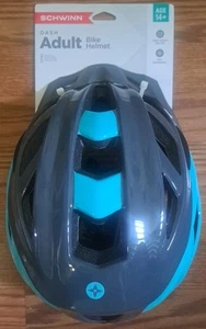 NEW Schwinn Dash Adult Bicycle Helmet - Gray/Teal - Picture 1 of 3