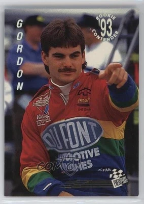 1993 Press Pass Previews Jeff Gordon (Foil) #18 HOF - Image 1 of 2