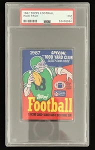 Topps Football 1987 confezione cera mai aperta • PSA 7 quasi nuova - garantita non ricercata - Foto 1 di 2