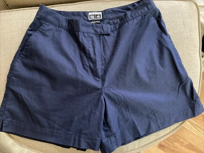 ADIDAS Women's Golf Shorts Navy Size 8 - Image 1 of 3
