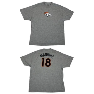 Vintage Denver Broncos T-Shirt Payton Manning Size 2XL Reebok Y2K - Picture 1 of 9