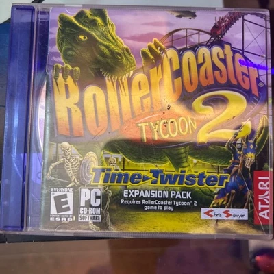 Rollercoaster Tycoon 2, Time Twister  Expansion Pack  PC CD Rom (2003, Atari) - Image 1 of 2